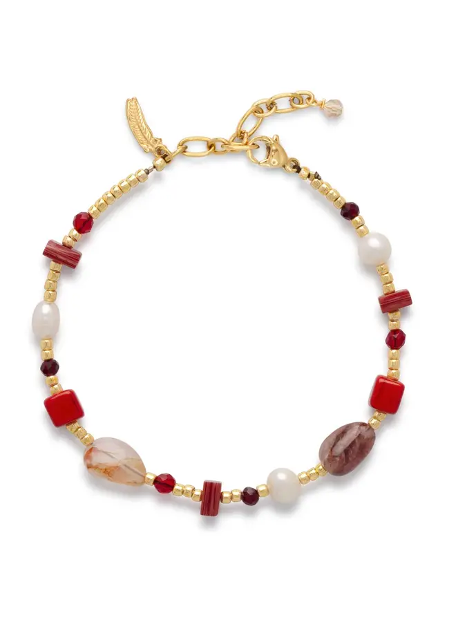 Le Veer W25 magic sand bracelet red