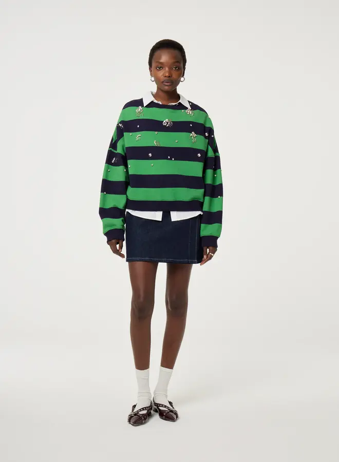 Fabienne C. W25 ronny sweater midnight blue