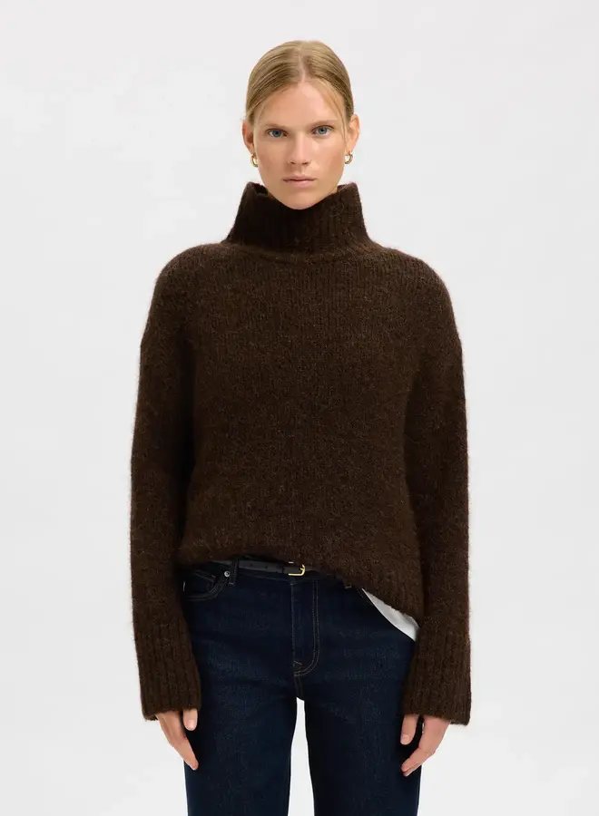 SF gabriella ls knit high neck delicioso