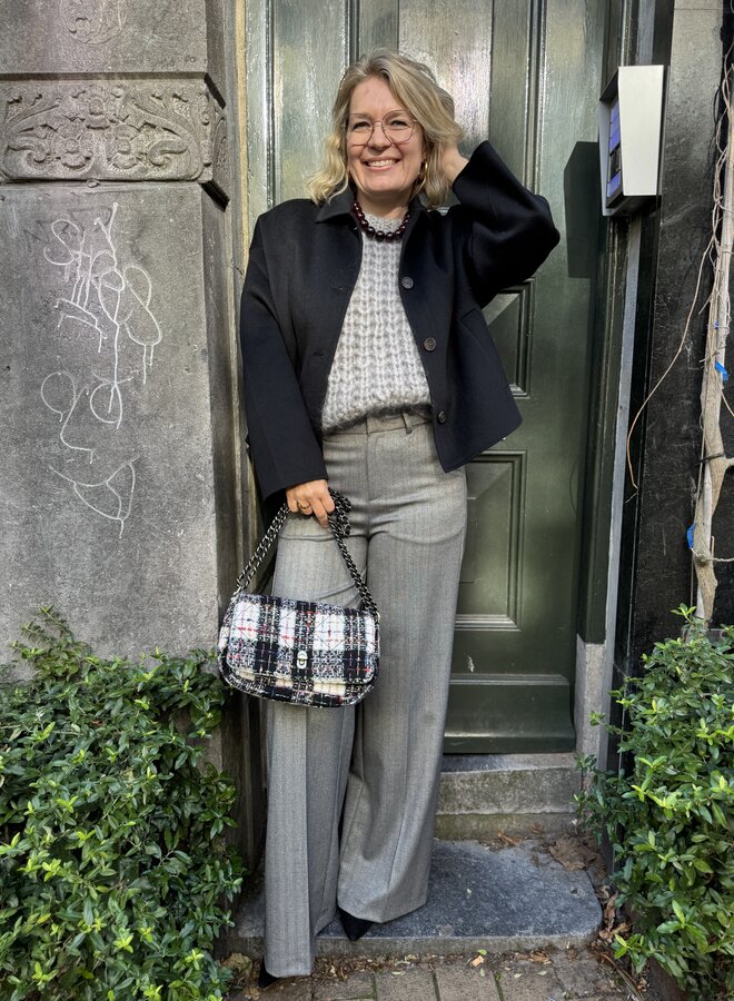 Fds amore lurex pants black