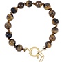 Ellen beekmans gemstone armband bruin-melee
