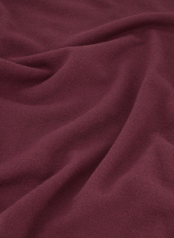 Fabienne C. molly pullover deep burgundy