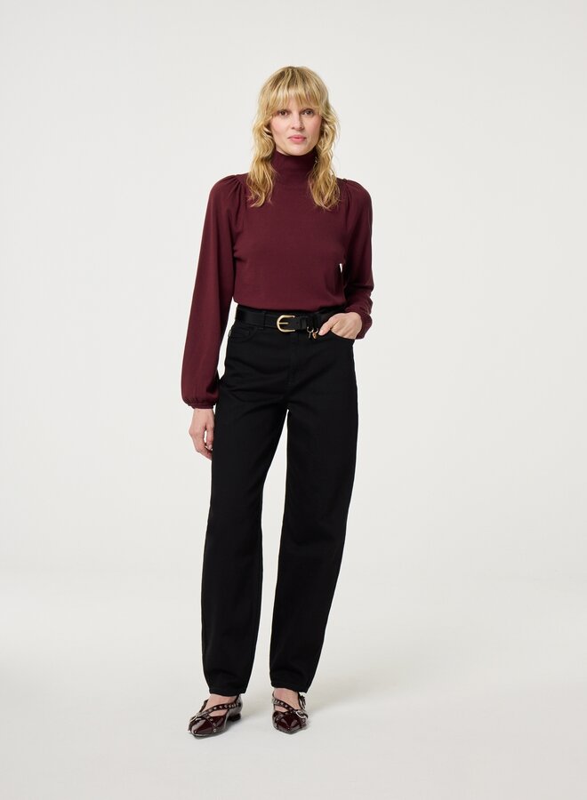 Fabienne C. molly pullover deep burgundy