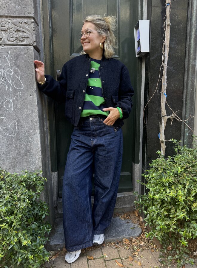 Fabienne C. W25 ronny sweater midnight blue