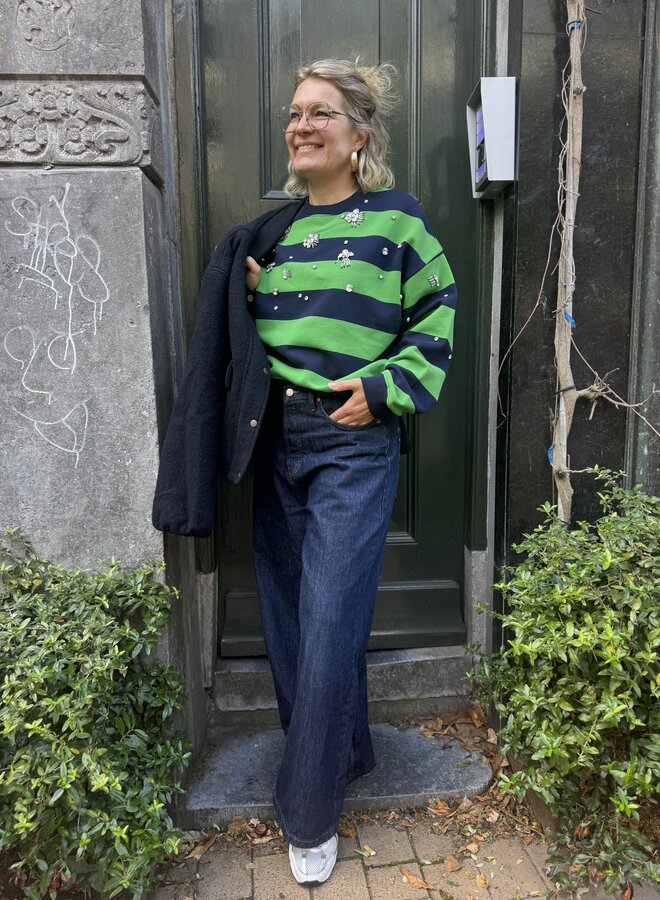 Fabienne C. W25 ronny sweater midnight blue