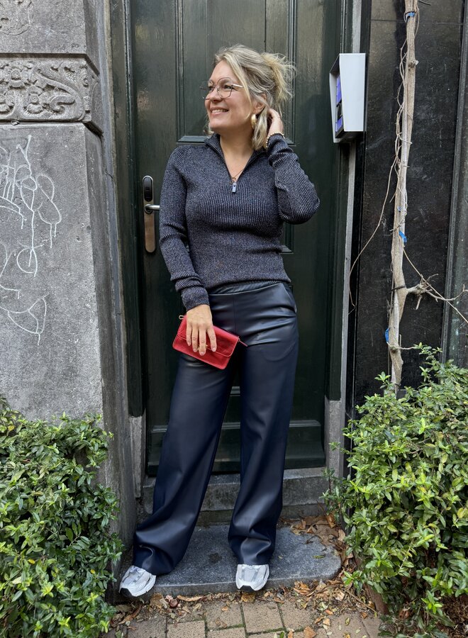 Fds suzy lurex knit navy