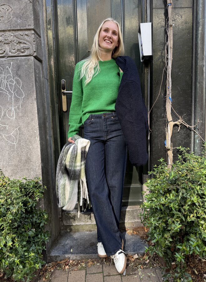 Fabienne C. jetta pullover green glimmer