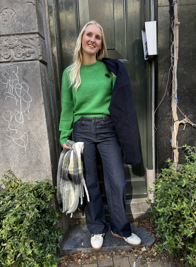 Fabienne C. jetta pullover green glimmer