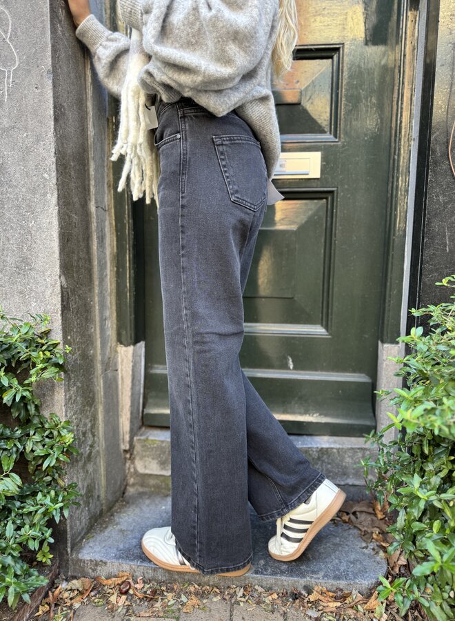 MEW louis 139 high wide jeans black