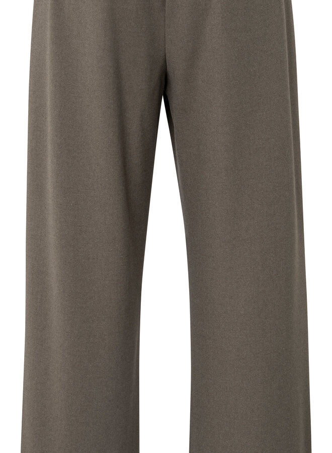 Yaya wide leg trousers dark night grey