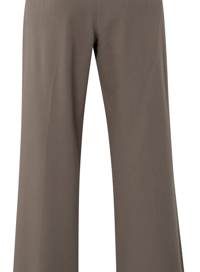 Yaya wide leg trousers dark night grey