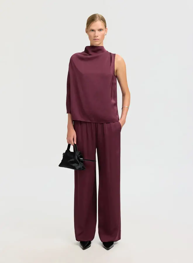 SF laurina one shoulder cowl top fig