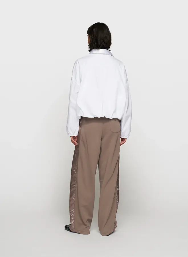 10DAYS W2510 cropped smoking blouse white