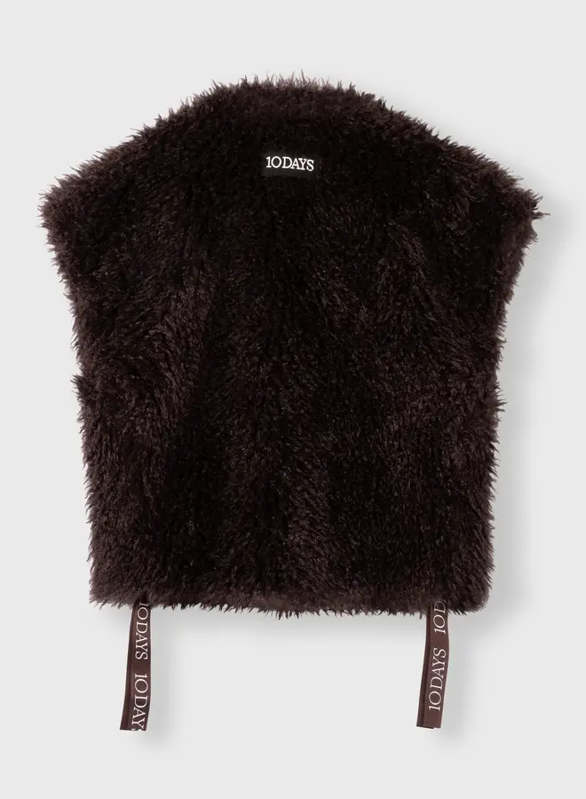 10DAYS W2510 bobbie gilet deep wine