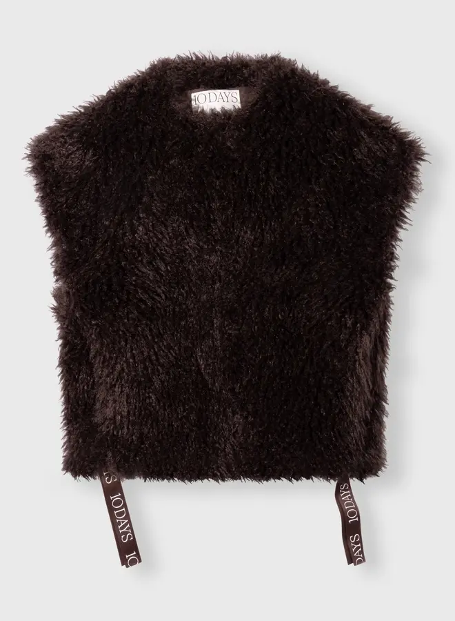 10DAYS W2510 bobbie gilet deep wine