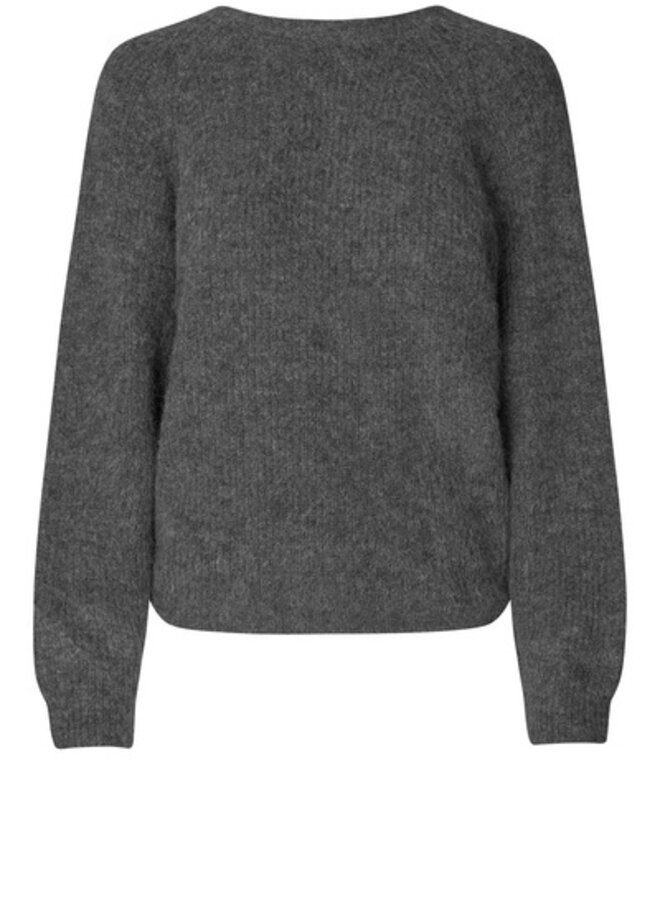 Second F. flare knit dark grey