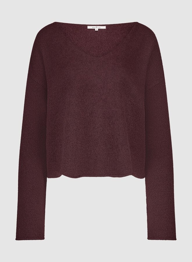 Circle liv knit aubergine