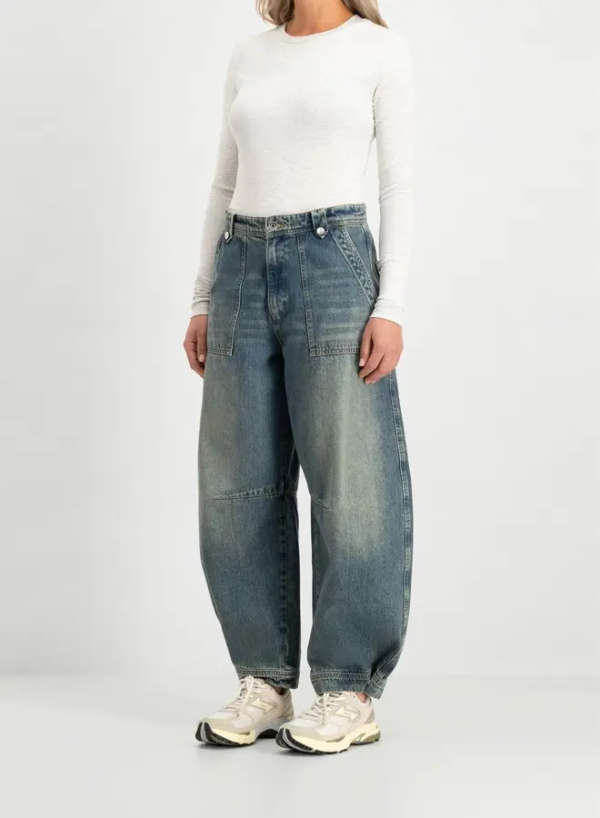 Circle loren jeans polar blue