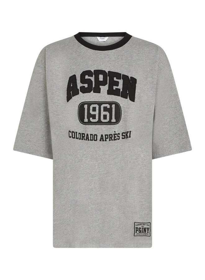 Penn&Ink W25F1769LTD tshirt print grey/black