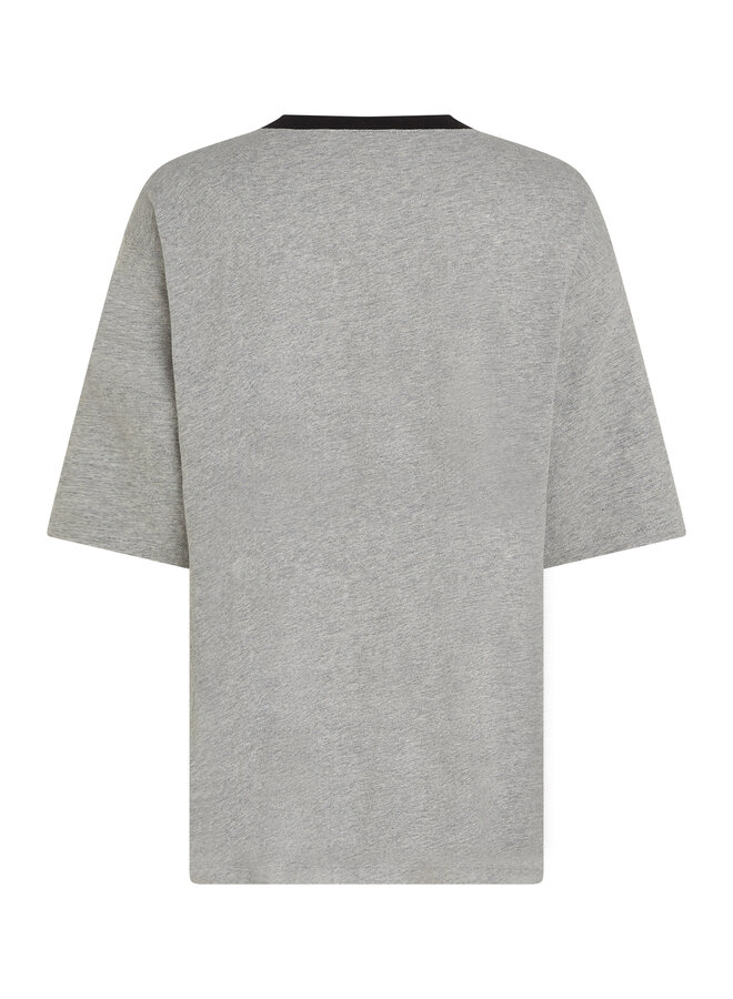 Penn&Ink W25F1769LTD tshirt print grey/black
