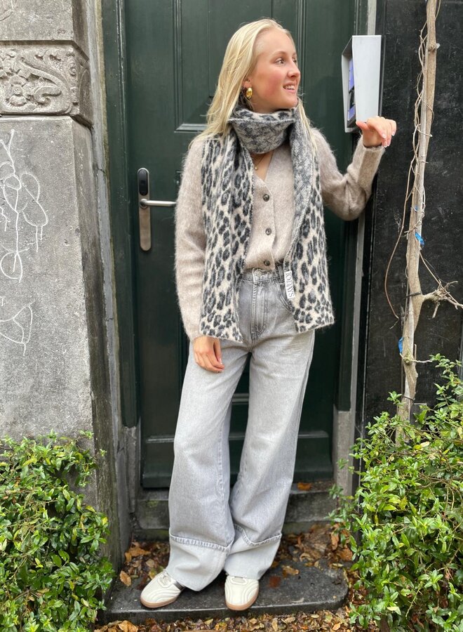 Second F. karla knit cardigan stone