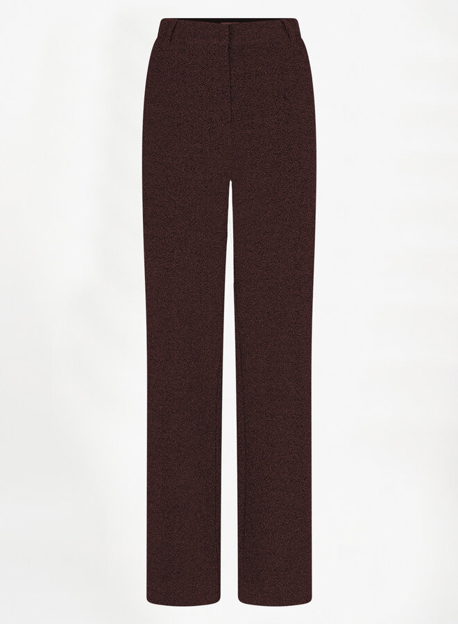 Dante6 noemia lurex pants dark cherry
