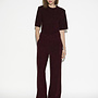 Dante6 noemia lurex pants dark cherry