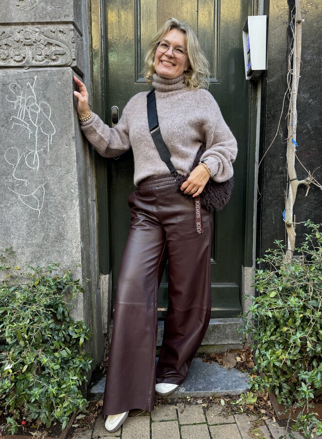 10days cropped knit turtleneck moonrock