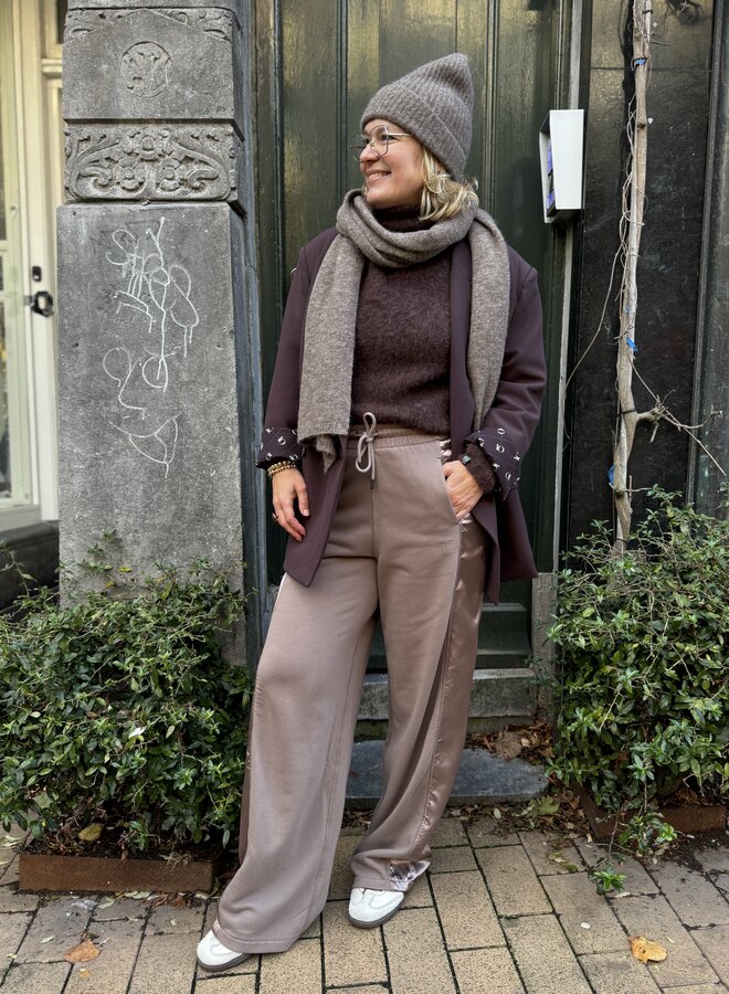 10DAYS western jogger satin moonrock