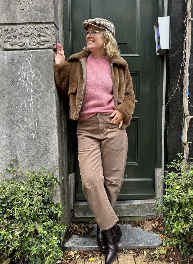 BY BAR sonny pullover ash rose