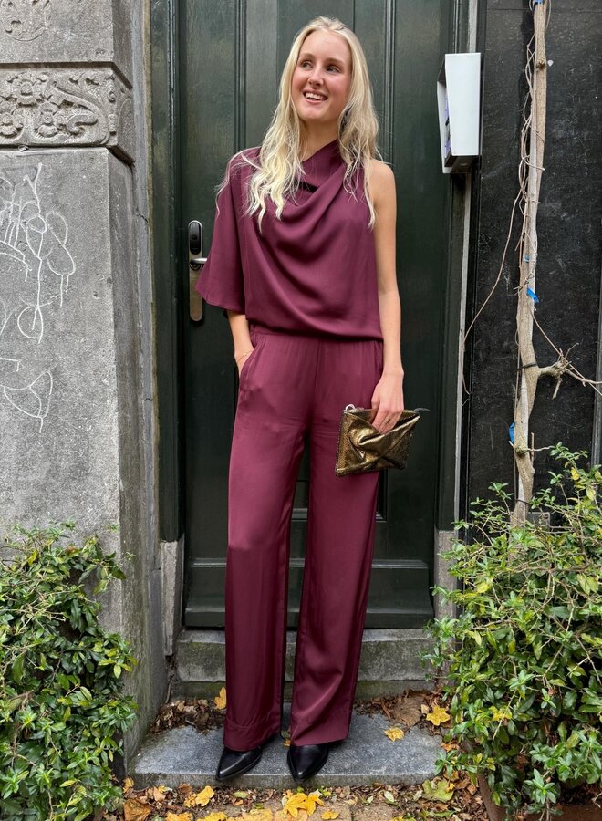 SF laurina one shoulder cowl top fig