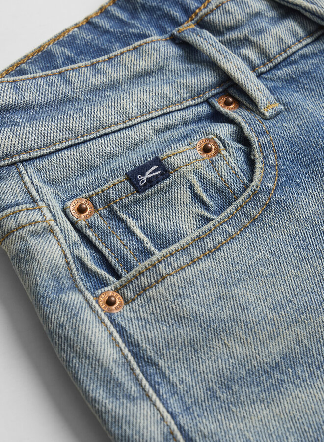 Denham miku meha jeans mid blue