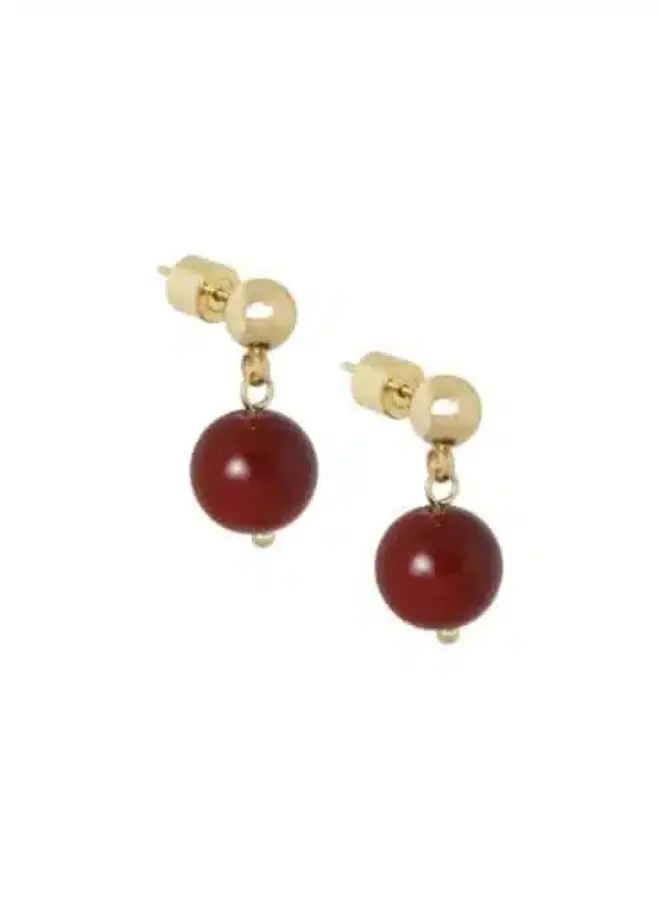 Ellen beekmans gemstone oorstekers bordeaux