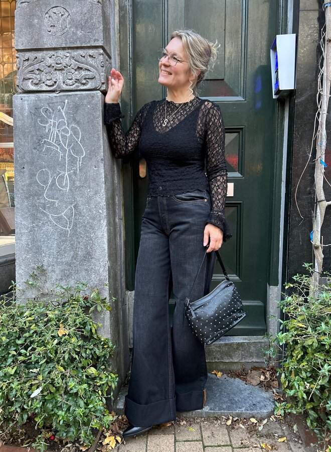 Denham yayoi buck jeans black