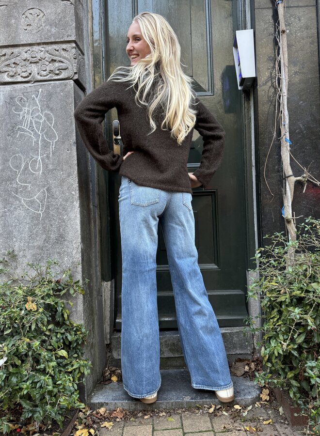 Denham miku meha jeans mid blue