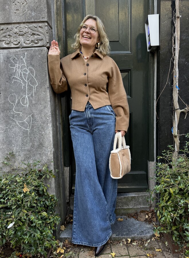 Moss esmeralda jacket toasted coconut