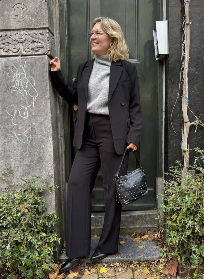 Second F. fique fitted blazer black