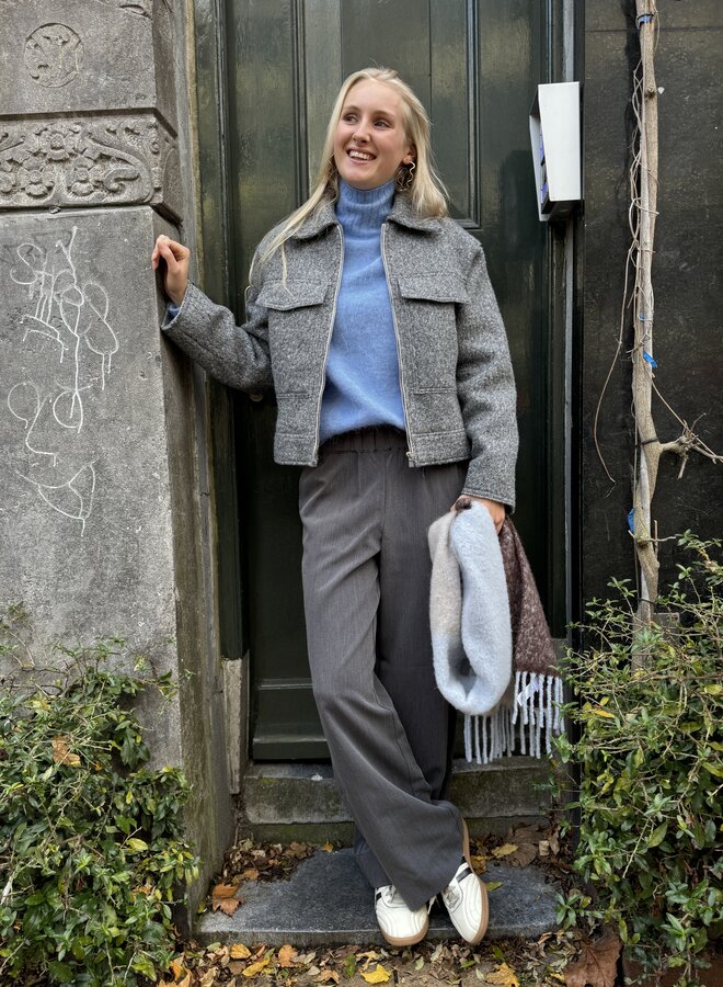 SF patricia mw wide pant grey