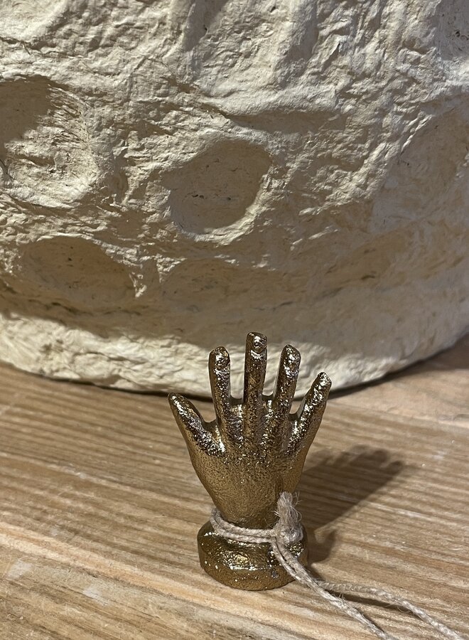 Zusss kaartenstandaard metaal hand goud