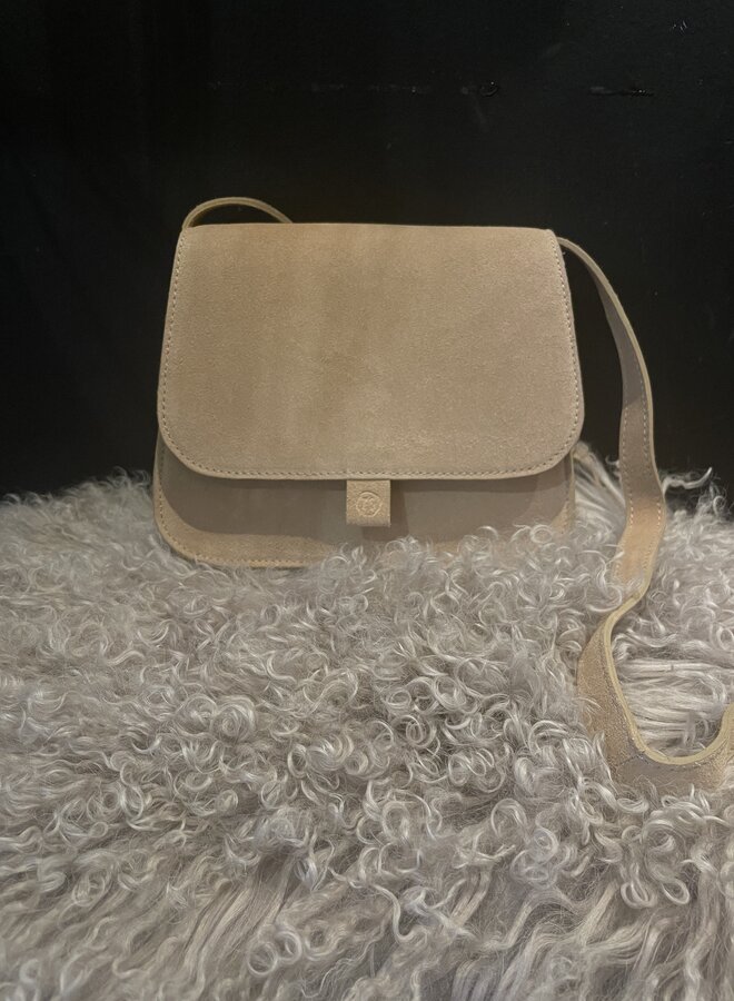 Zuss suede schoudertasje