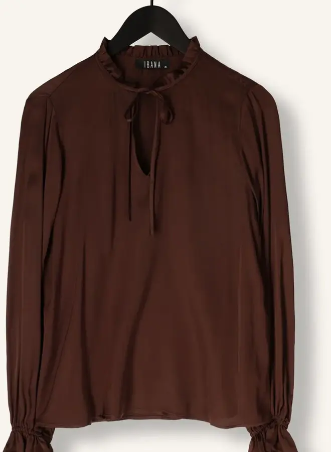 Ibana thoreau blouse coffee bean