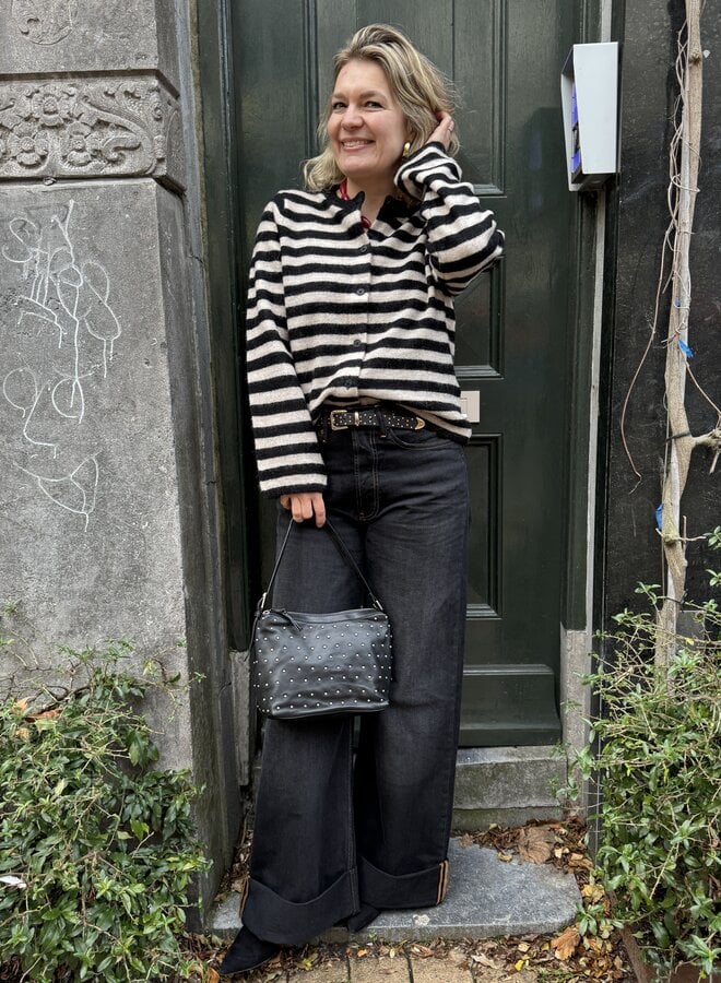 SF lulu ls short cardigan noos black