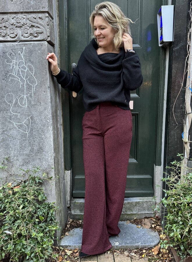 Dante6 antya off shoulder sweater raven