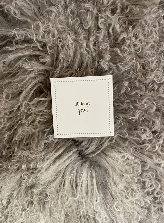 Zusss geurkaars in wikkel jij bent goud