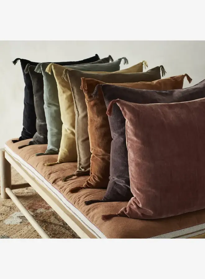 Madam Stoltz cushion COVER 50x50cm aqua