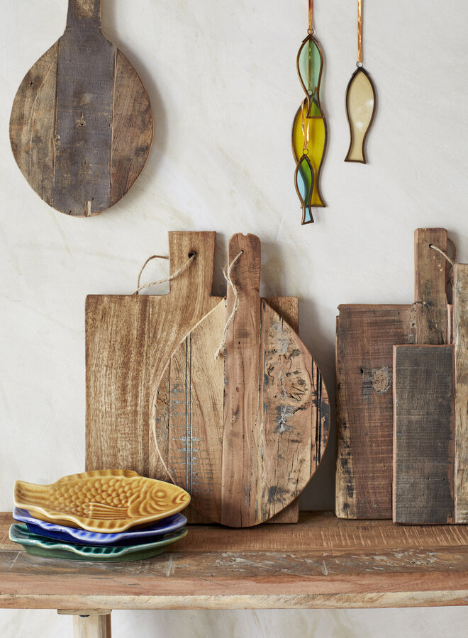 Madam Stoltz wooden bench 125x45x46cm