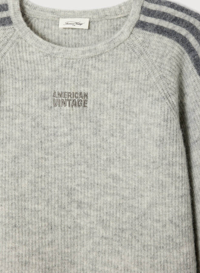 American V. vito18 pullover gris clair
