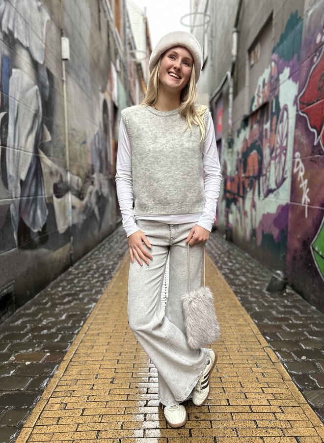 American V. vito18 vest gris clair