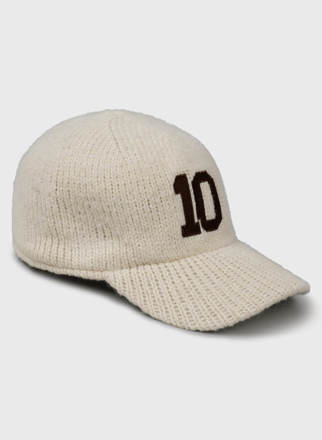 10days knit baseball cap dark pearl