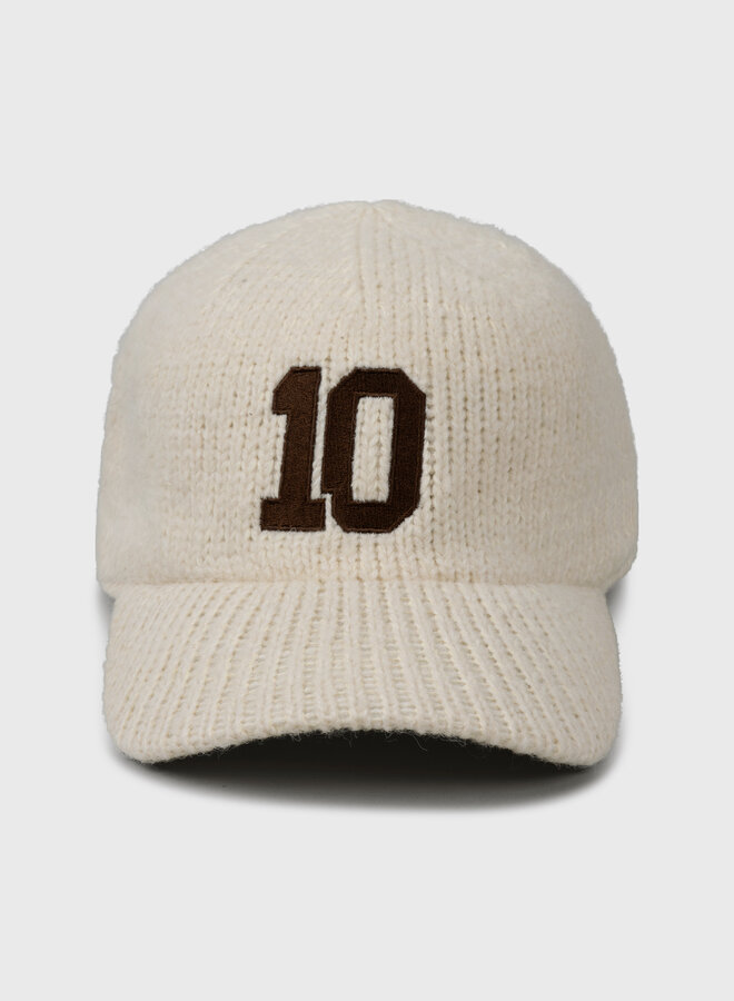 10days knit baseball cap dark pearl